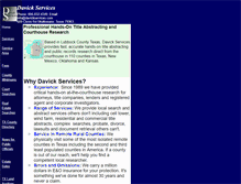 Tablet Screenshot of davickservices.com